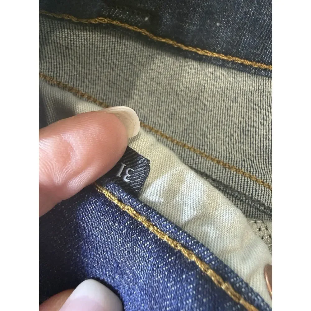 7 For All Man Kind Mens Luxe Sport Slimmy 31x31” Blue Jeans‎ Denim Stretch Pants